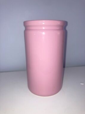Pink Ceramic Utensil Holder